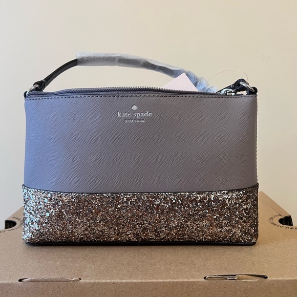 Kate Spade Rose Glitter Crossbody Purse